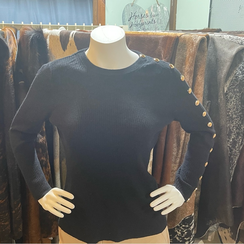 Gianni Bini Medium Black Sweater